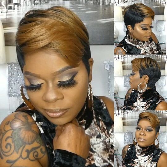 Synthetic Pixie Cut Bob Wig