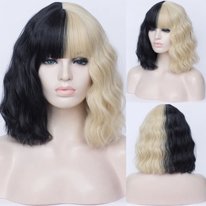 Synthetic Heat Resistant Ombre Wavy Wigs