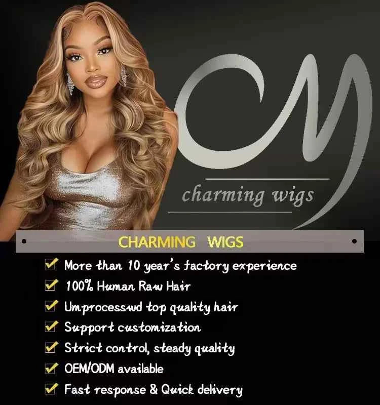 Transparent Lace Front Blue Body Wave Virgin Remy Human Hair Wigs
