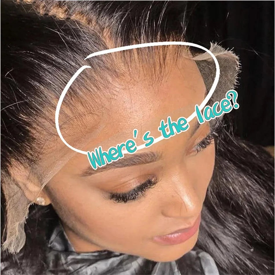 Lace Front Deep Wave Curly Pre Plucked with Baby Hair Human Hair Wig