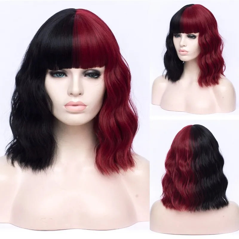Synthetic Heat Resistant Ombre Wavy Wigs