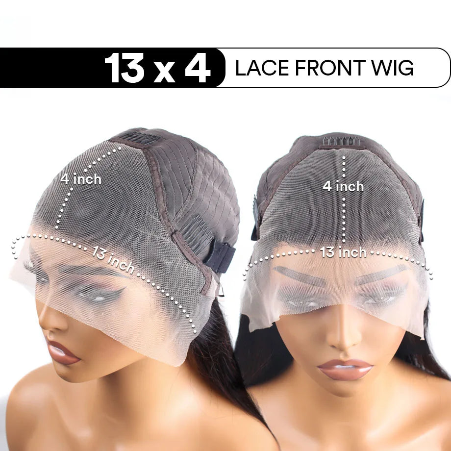 Glueless Lace Front Curly Bob Human Virgin Hair Wig
