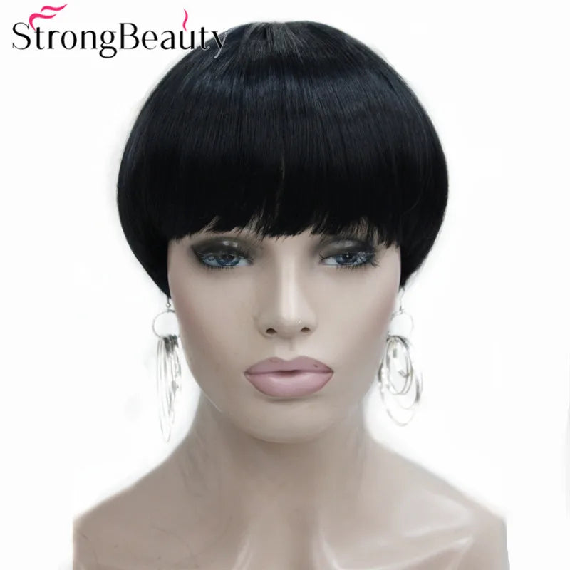 Synthetic Heat Resistant Mushroom Pixie Haircut Wigs