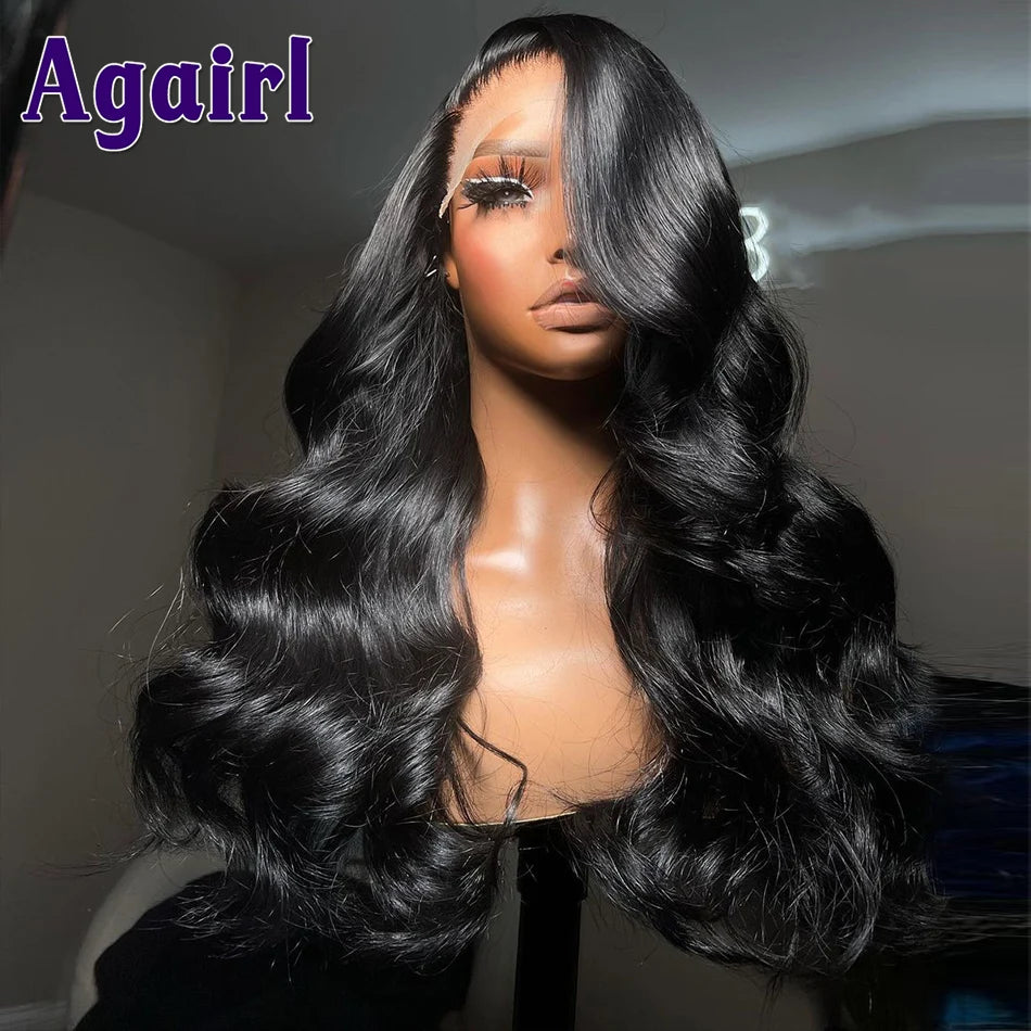 Lace Front Pre-Plucked Highlight Blue Pink Green Body Wave Wig