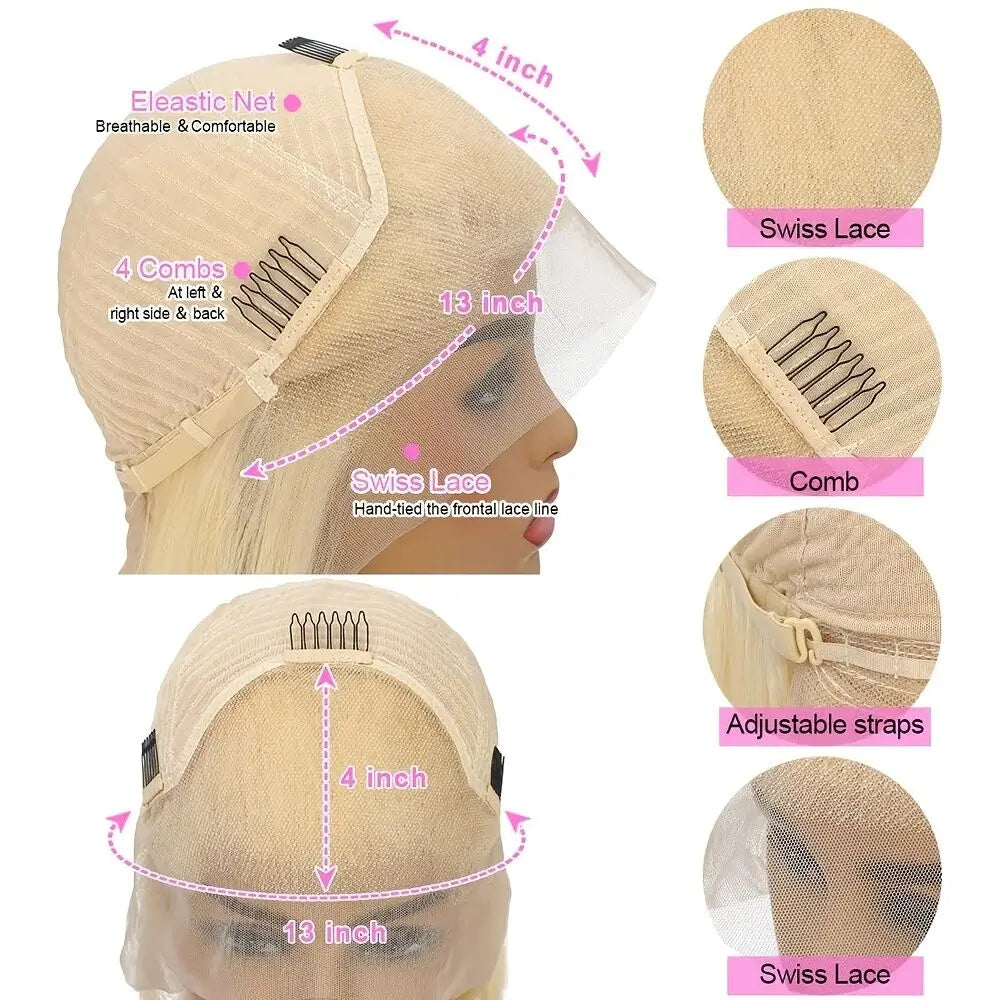 Lace Front Pre Plucked with Baby Hair Human Hair Wig