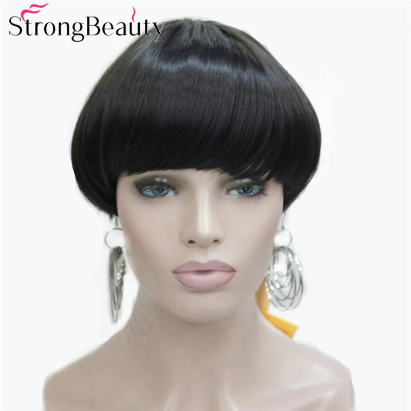 Synthetic Heat Resistant Mushroom Pixie Haircut Wigs
