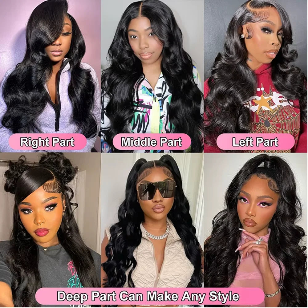 JNETTE CHANEL lace front HD pre-plucked curly body wave Peruvian human hair wig with baby hair, natural-looking and full-bodied.