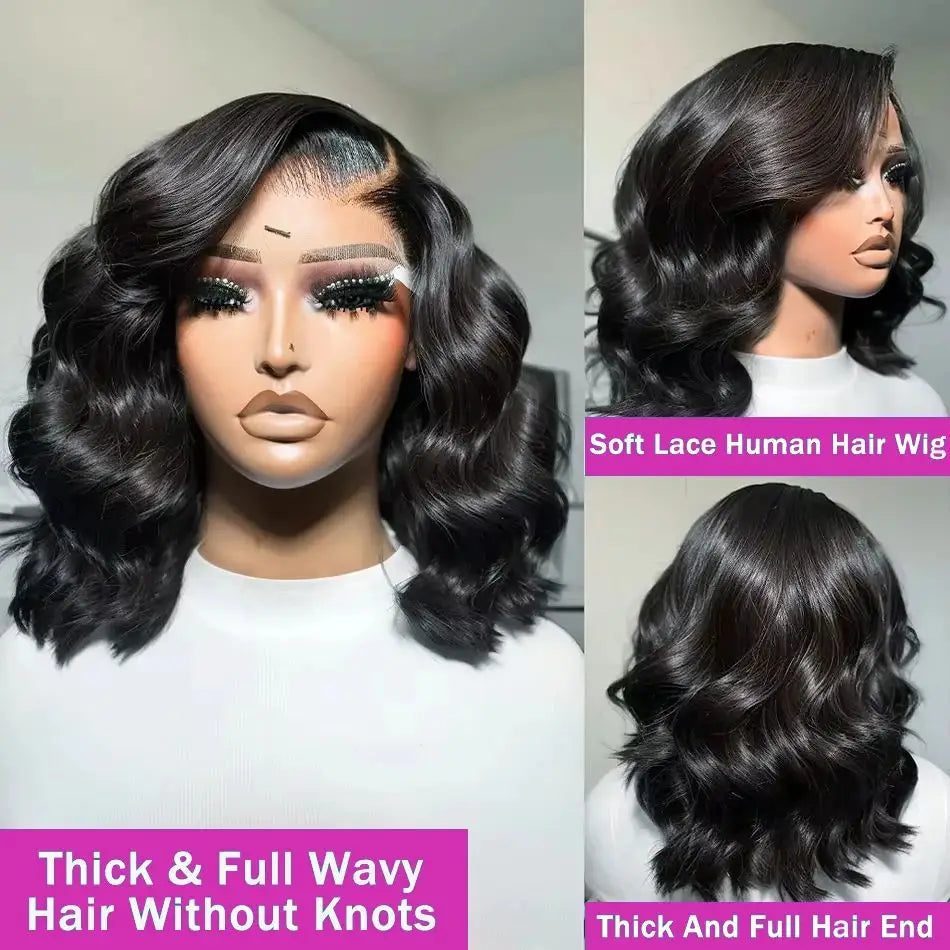 JNETTECHANEL lace front loose wave Remy human hair wig with natural hair texture and realistic lace cap for a seamless look.