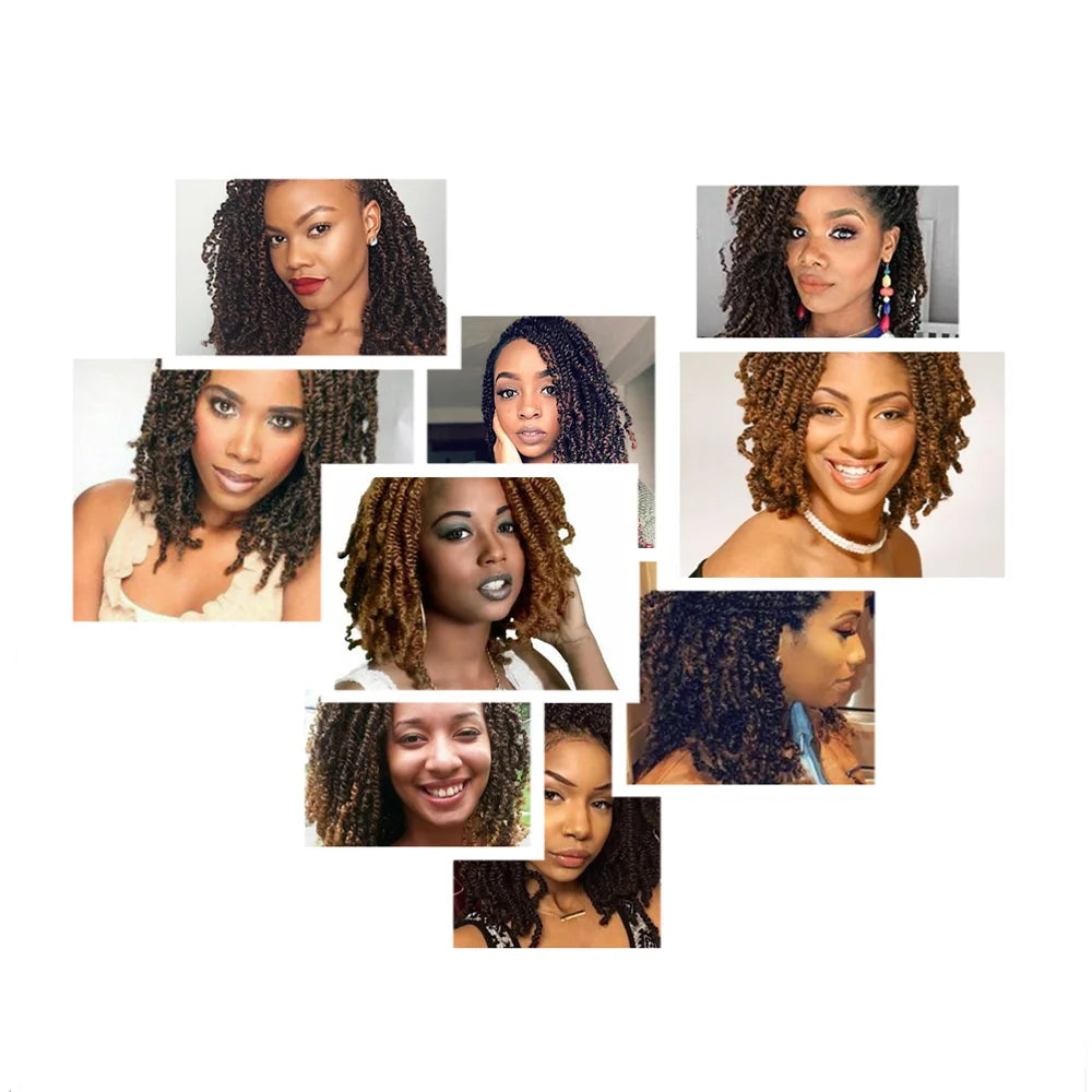 Crochet Hair Extensions Synthetic Spring Twist Hair