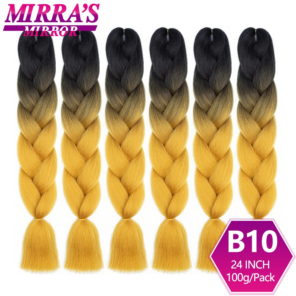 Ombre Synthetic Jumbo Braiding Hair Extensions (Bulk)