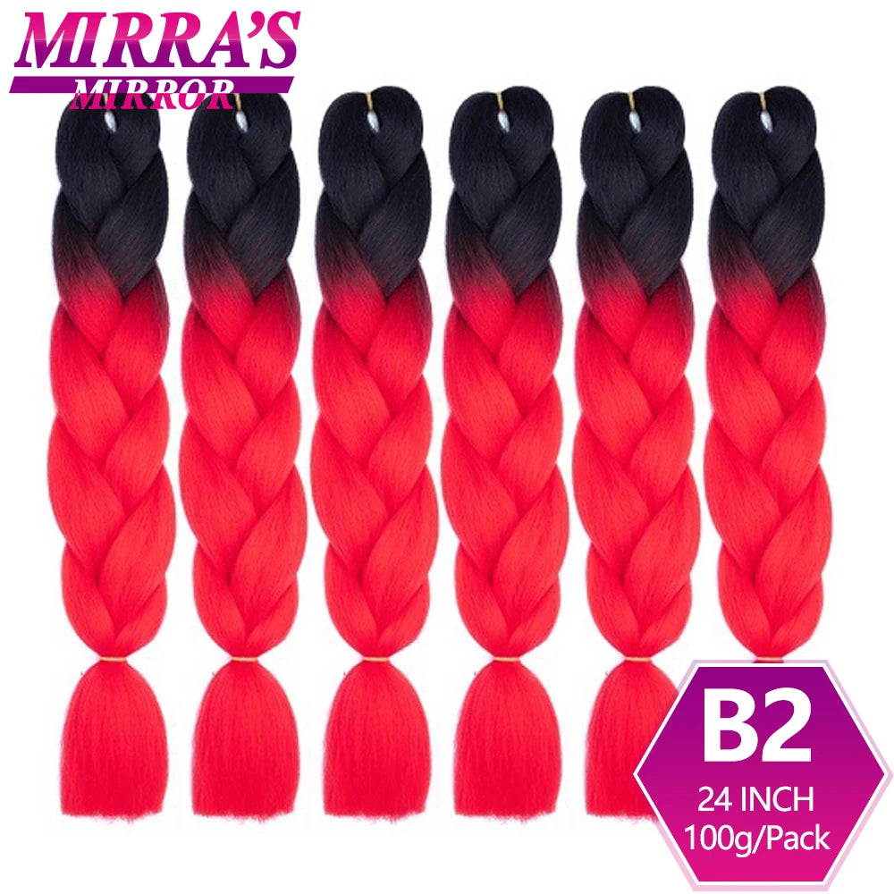 Ombre Synthetic Jumbo Braiding Hair Extensions (Bulk)