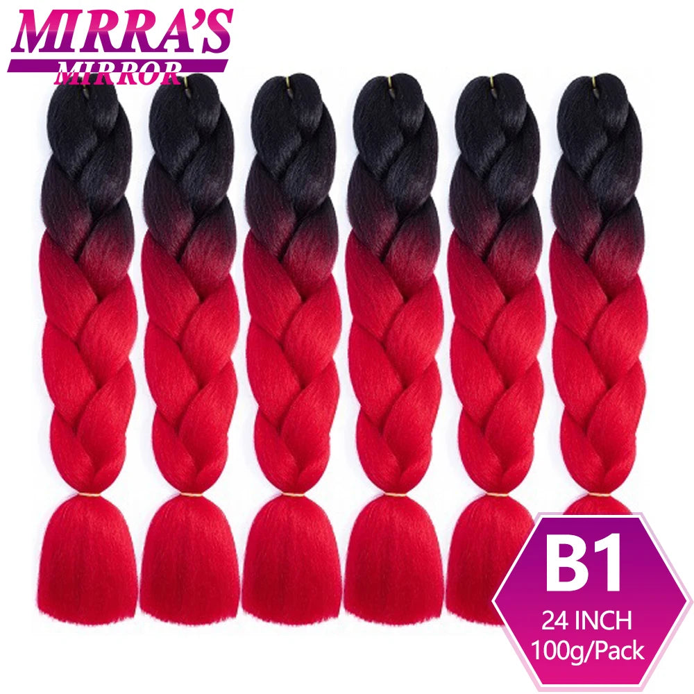 Ombre Synthetic Jumbo Braiding Hair Extensions (Bulk)