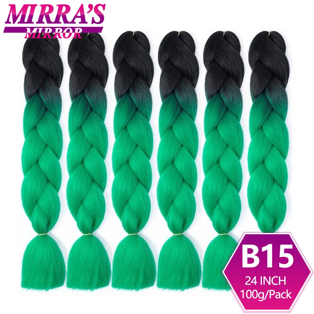 Ombre Synthetic Jumbo Braiding Hair Extensions (Bulk)