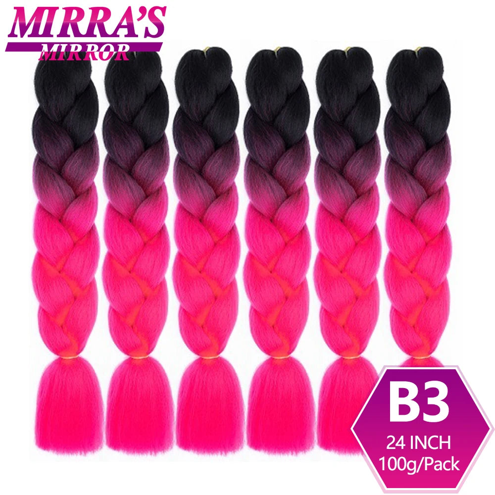Ombre Synthetic Jumbo Braiding Hair Extensions (Bulk)