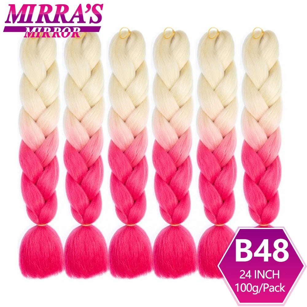 Ombre Synthetic Jumbo Braiding Hair Extensions (Bulk)