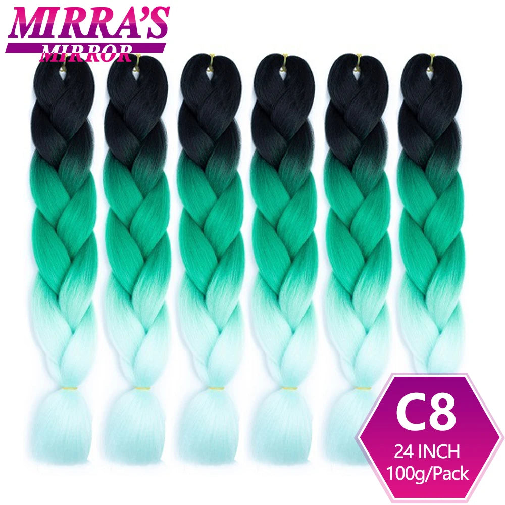 Ombre Synthetic Jumbo Braiding Hair Extensions (Bulk)