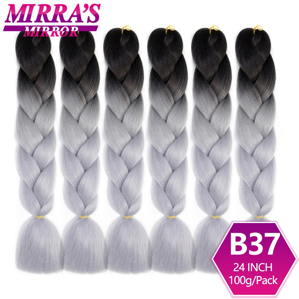 Ombre Synthetic Jumbo Braiding Hair Extensions (Bulk)