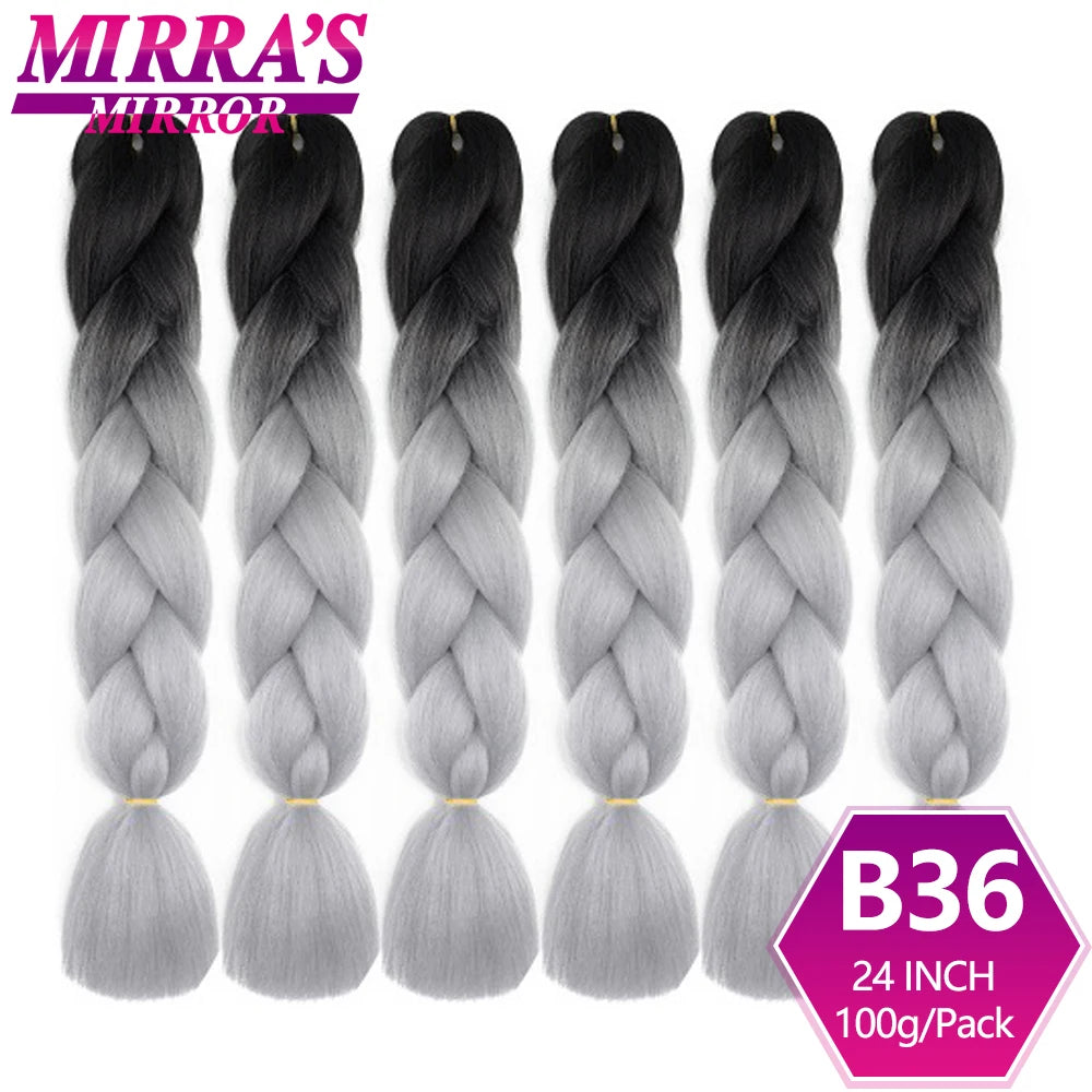 Ombre Synthetic Jumbo Braiding Hair Extensions (Bulk)