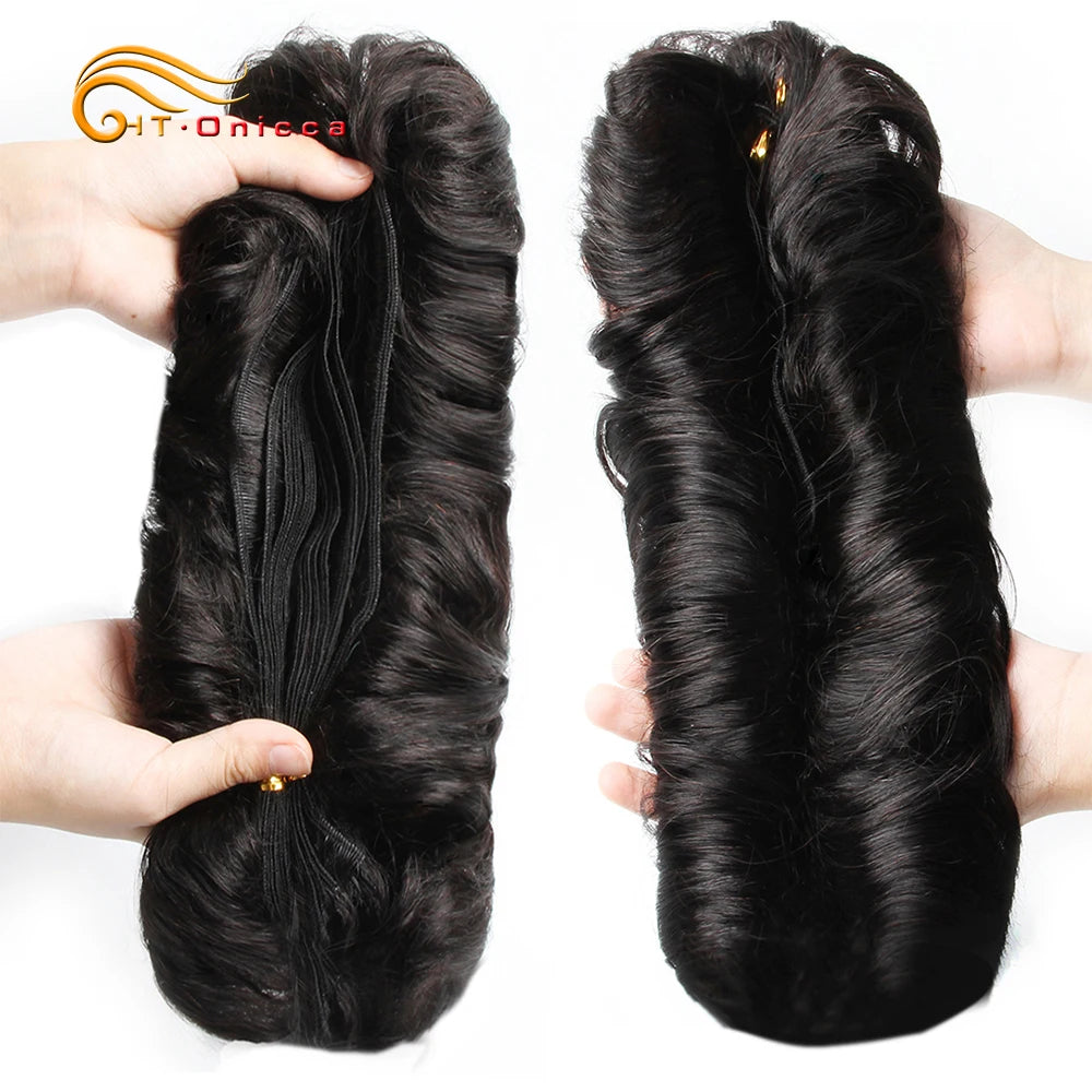 Short Raw Indian Curly Human Hair Bundles – Remy Hair Extensions