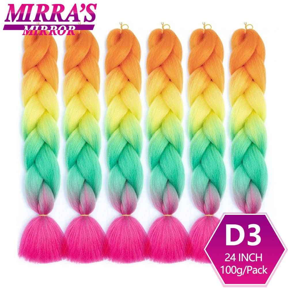 Ombre Synthetic Jumbo Braiding Hair Extensions (Bulk)