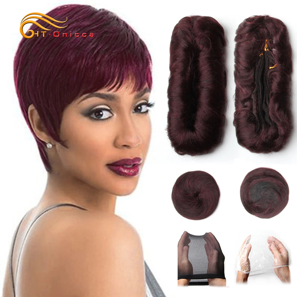 28-Piece Curly Brazilian Human Hair Weave Bundle Set – 100% Remy Hair Extensions
