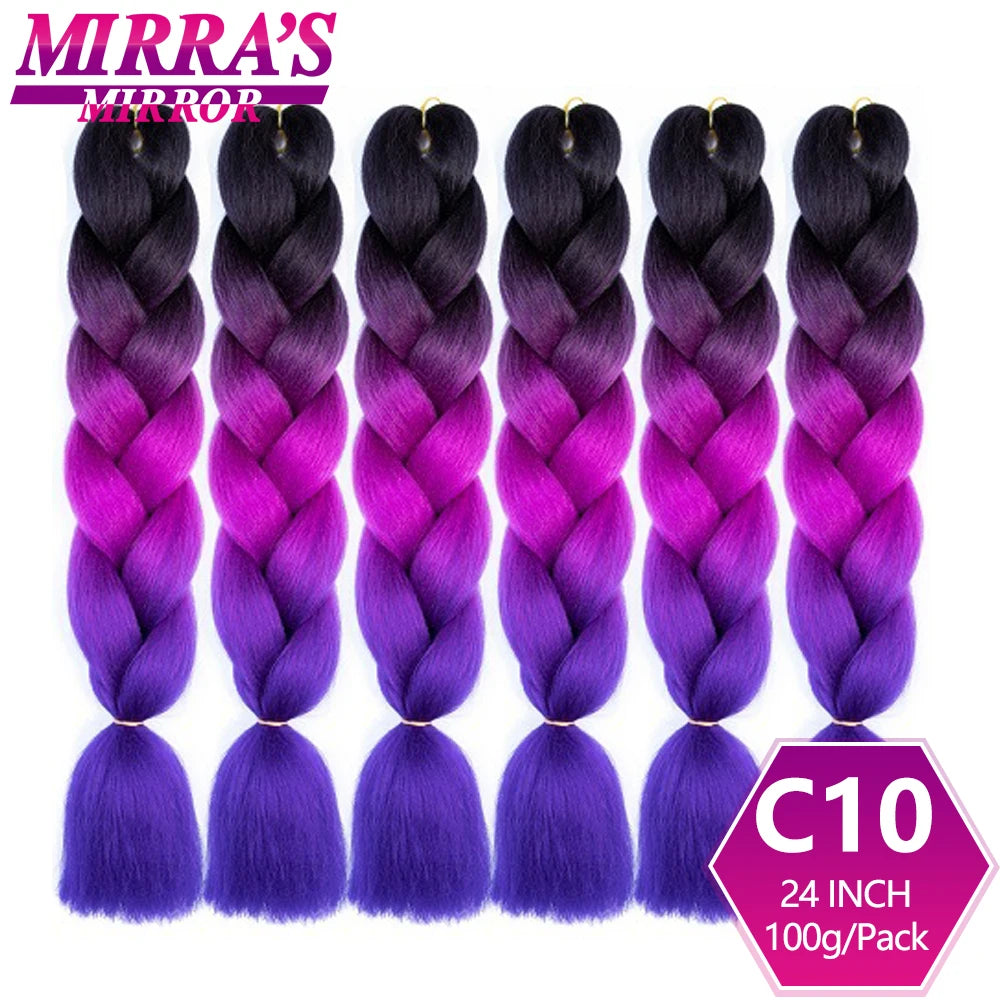 Ombre Synthetic Jumbo Braiding Hair Extensions (Bulk)