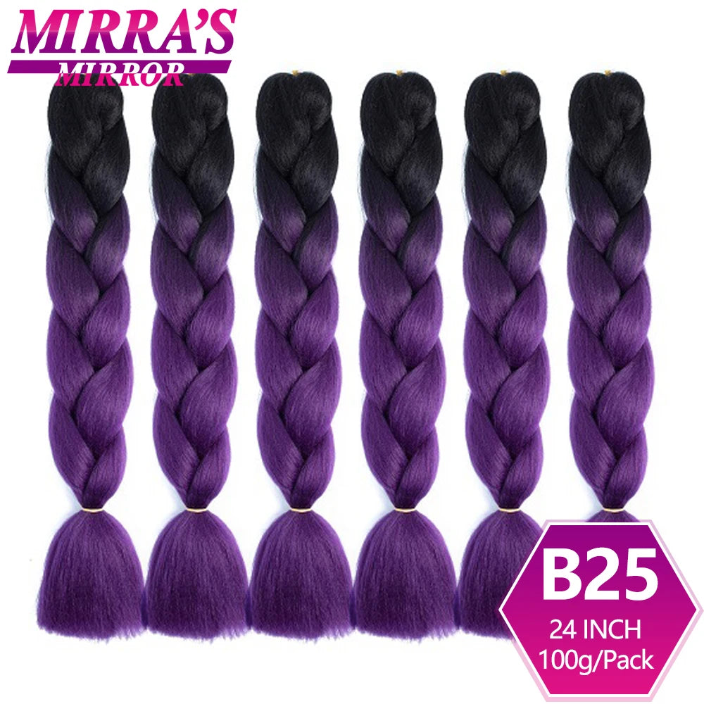 Ombre Synthetic Jumbo Braiding Hair Extensions (Bulk)