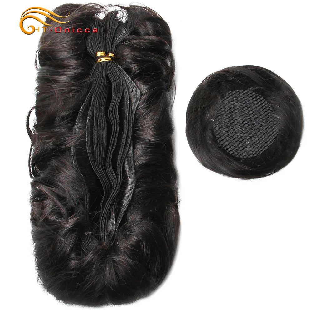 28-Piece Curly Brazilian Human Hair Weave Bundle Set – 100% Remy Hair Extensions