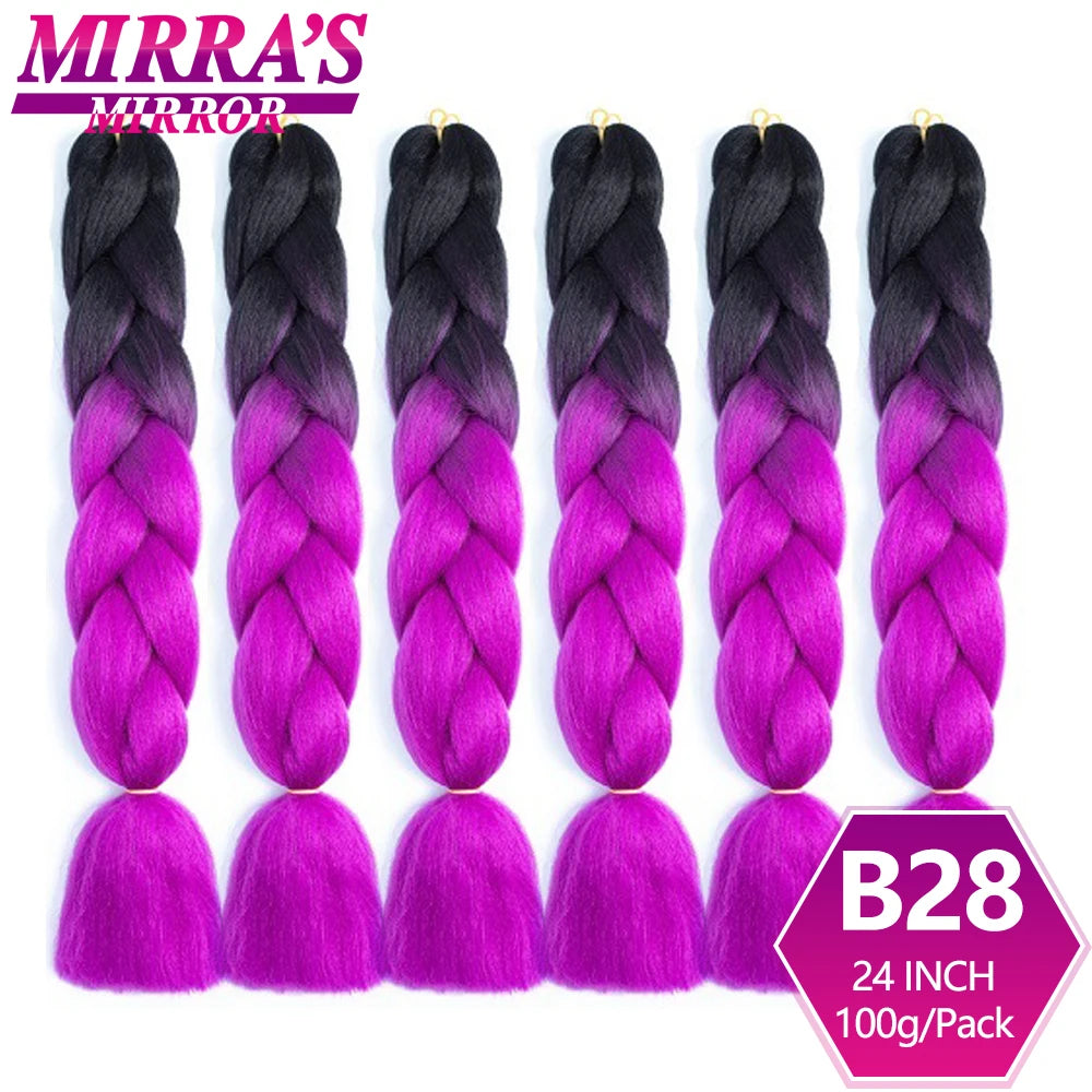 Ombre Synthetic Jumbo Braiding Hair Extensions (Bulk)