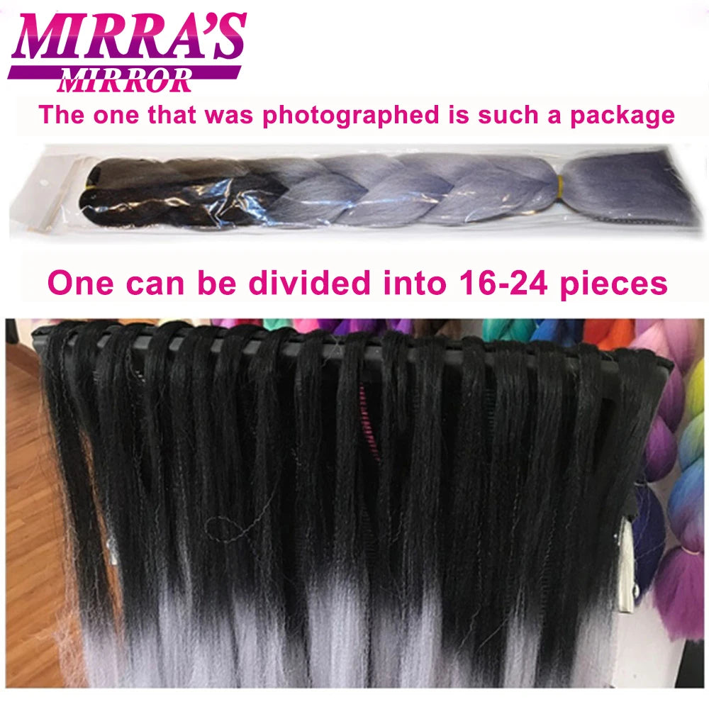 Ombre Synthetic Jumbo Braiding Hair Extensions (Bulk)