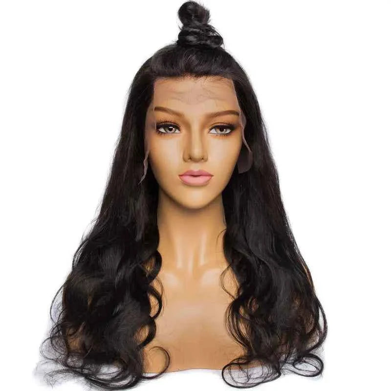 Lace front Glue-less  Transparent Pre-plucked  Human Hair Wigs