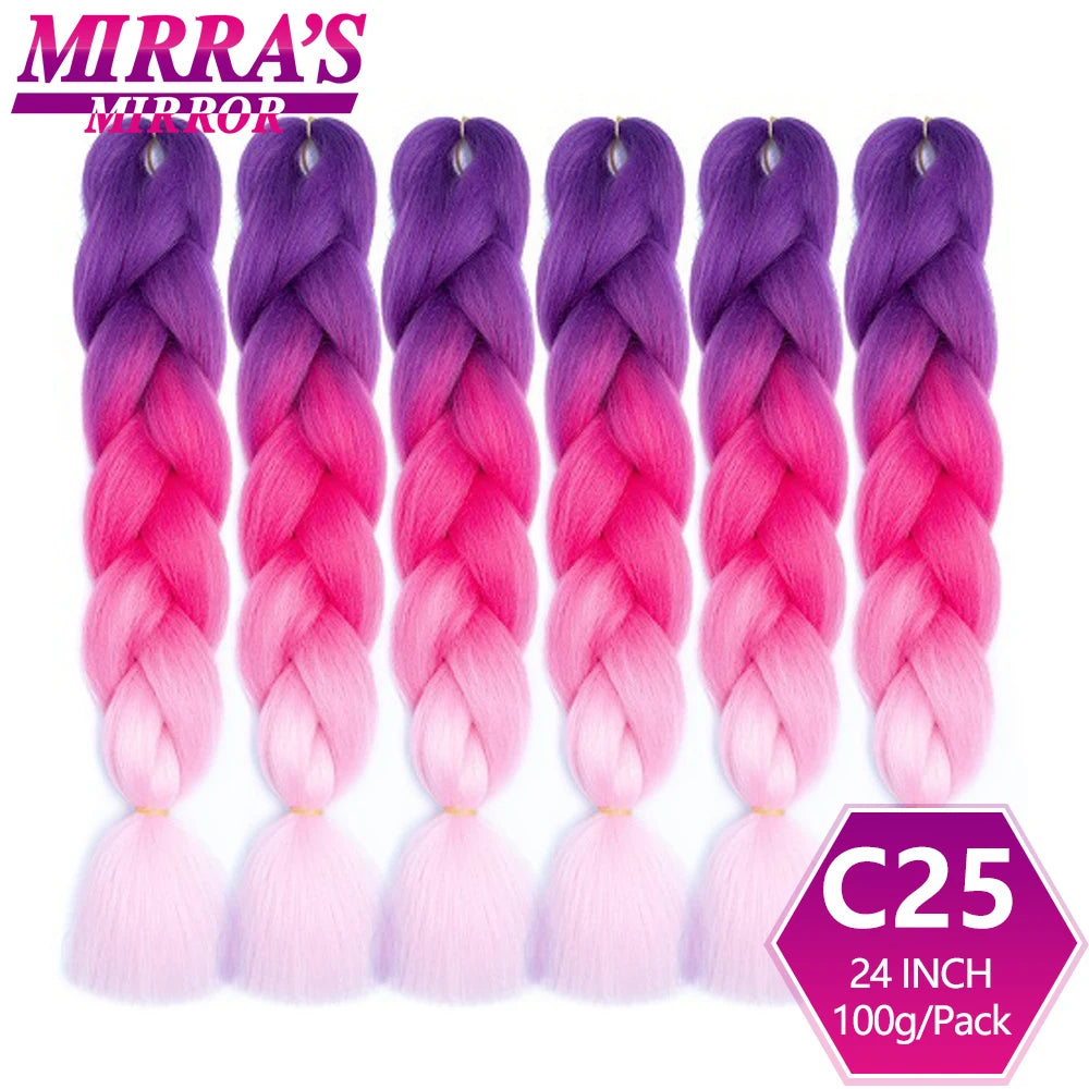 Ombre Synthetic Jumbo Braiding Hair Extensions (Bulk)