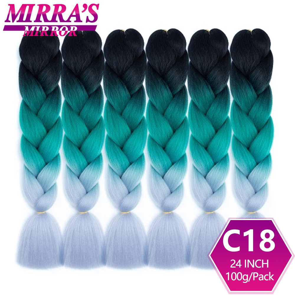 Ombre Synthetic Jumbo Braiding Hair Extensions (Bulk)