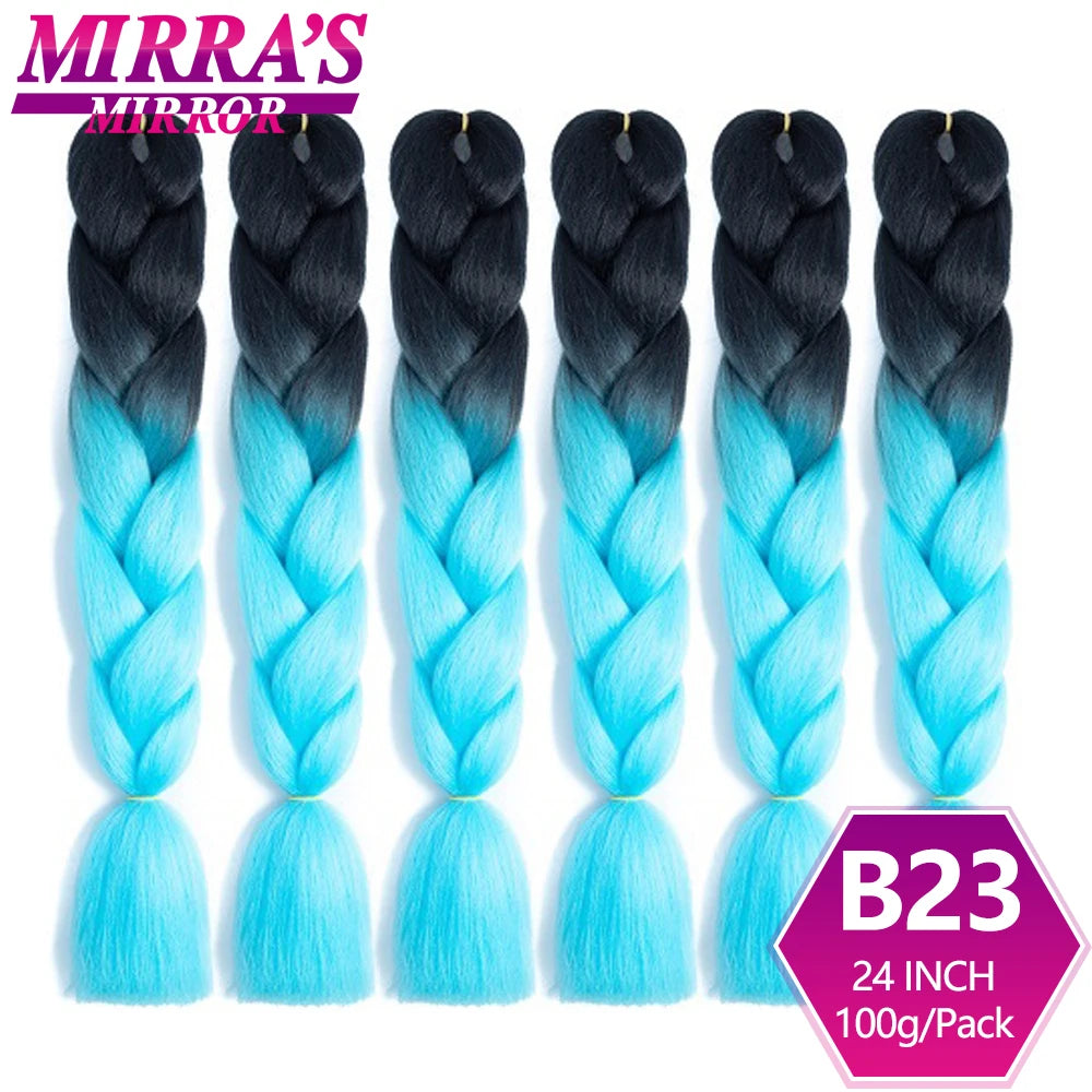Ombre Synthetic Jumbo Braiding Hair Extensions (Bulk)