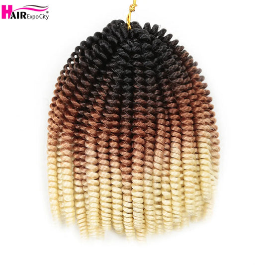 Crochet Hair Synthetic Extensions Spring Twist