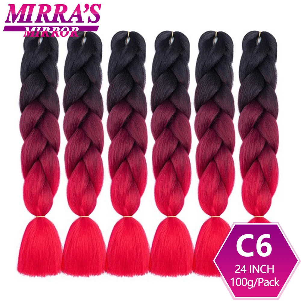 Ombre Synthetic Jumbo Braiding Hair Extensions (Bulk)