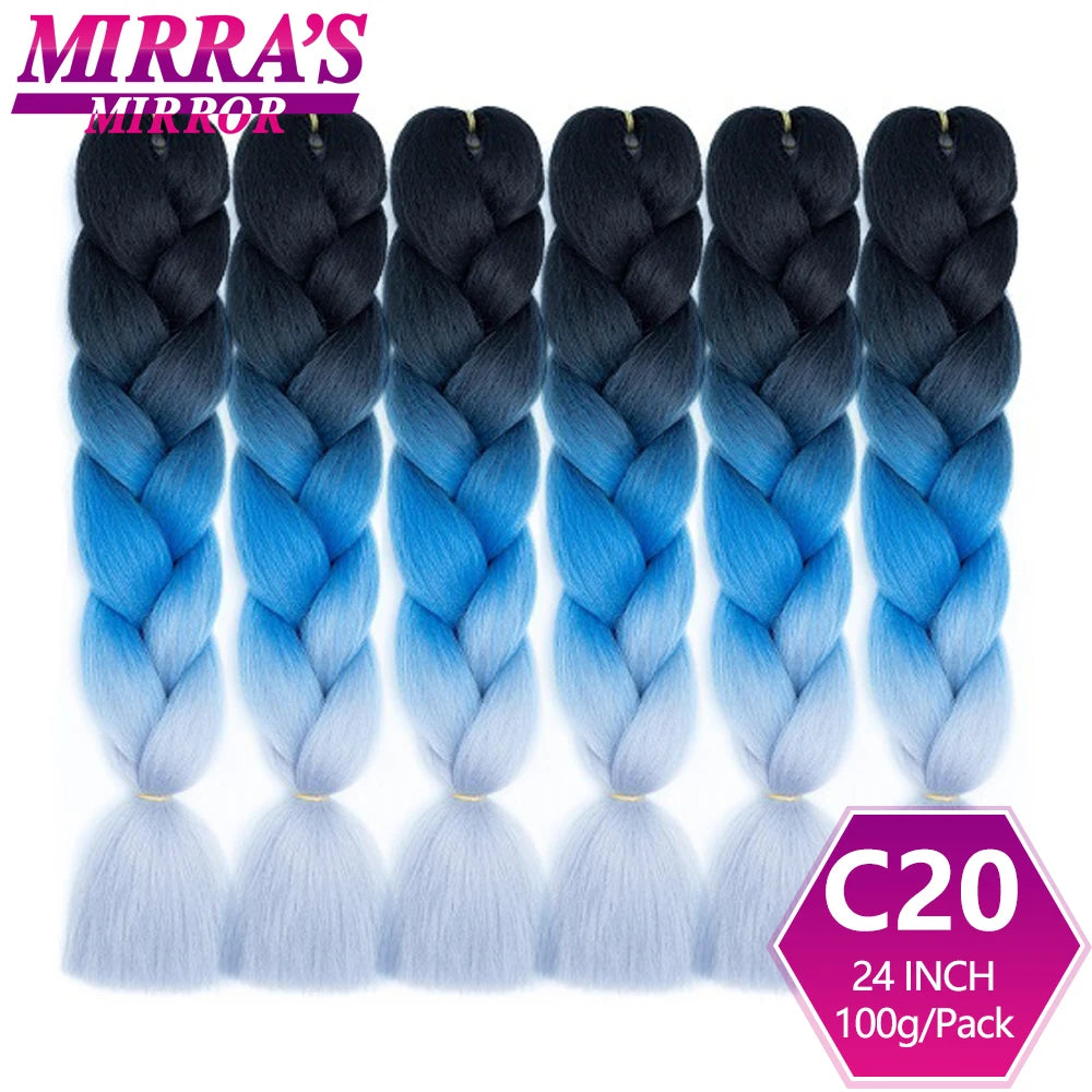 Ombre Synthetic Jumbo Braiding Hair Extensions (Bulk)