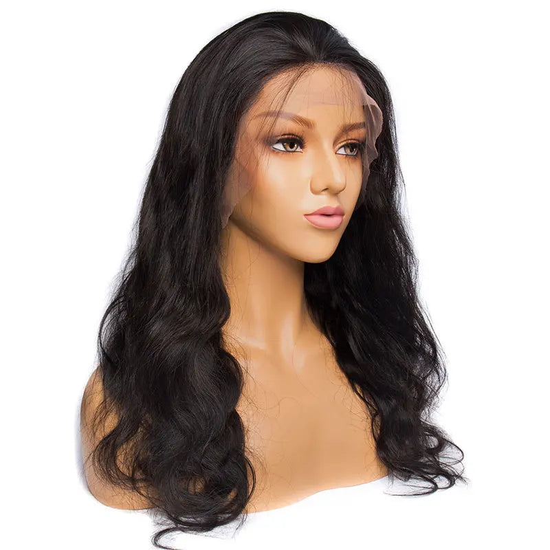 Lace front Glue-less  Transparent Pre-plucked  Human Hair Wigs