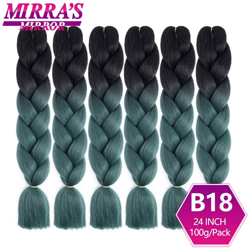 Ombre Synthetic Jumbo Braiding Hair Extensions (Bulk)