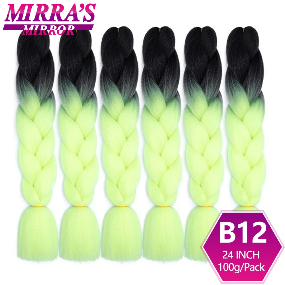 Ombre Synthetic Jumbo Braiding Hair Extensions (Bulk)
