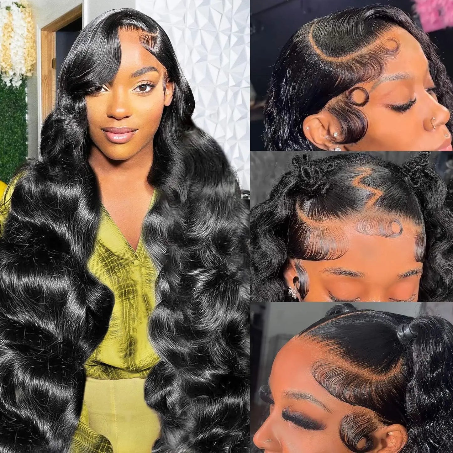 Glueless HD Lace Front Vietnamese Raw Human Hair Wig