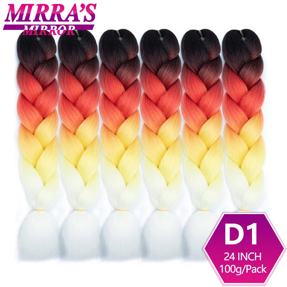 Ombre Synthetic Jumbo Braiding Hair Extensions (Bulk)