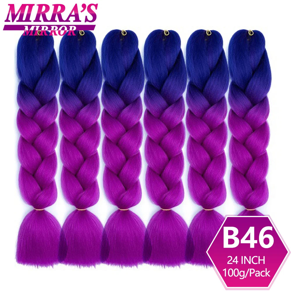 Ombre Synthetic Jumbo Braiding Hair Extensions (Bulk)