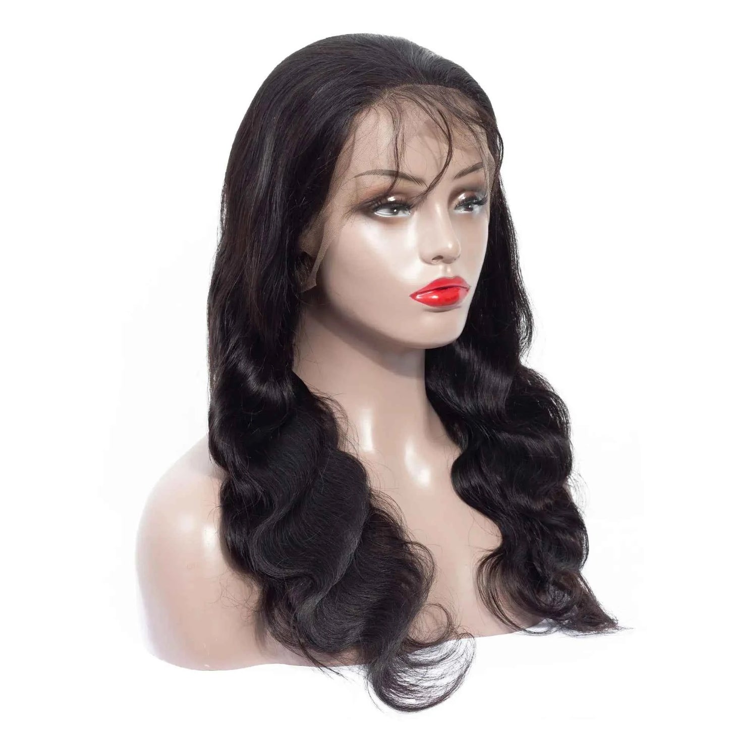 Lace front Glue-less  Transparent Pre-plucked  Human Hair Wigs