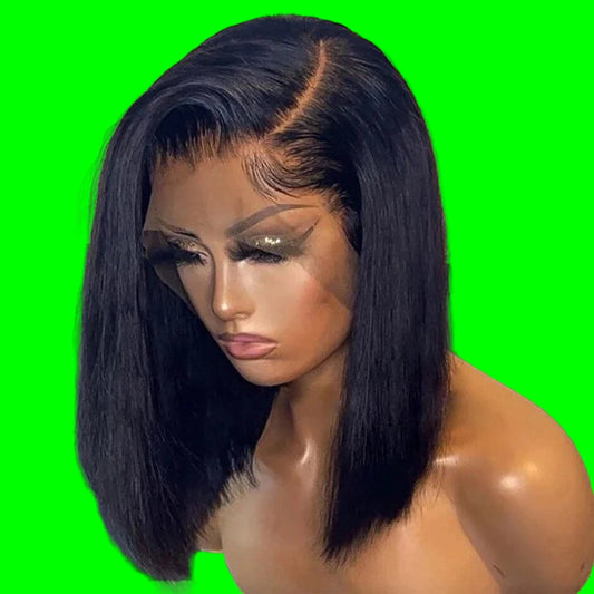 Lace Front Transparent Human Hair Wigs