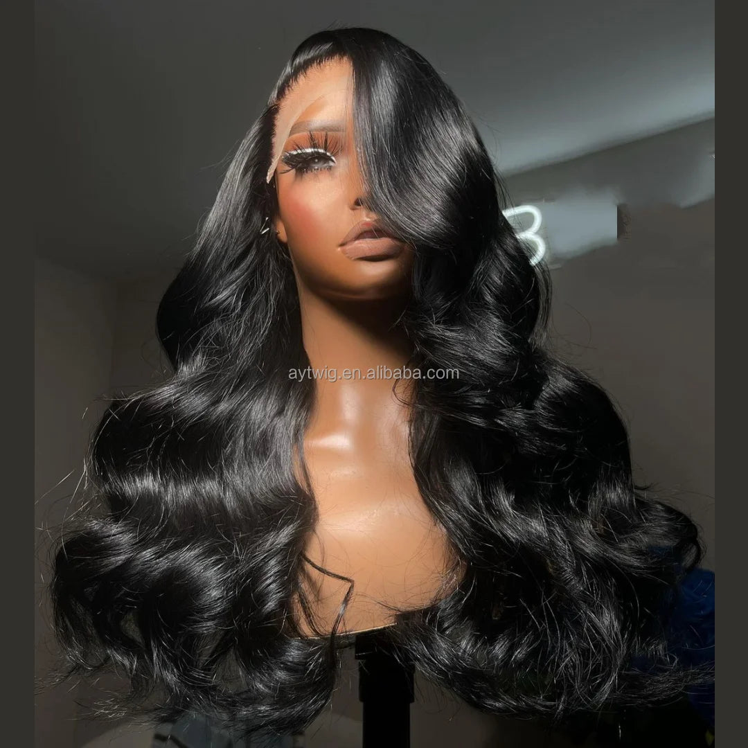 Lace Front Pre Plucked Brazilian Human Hair Wigs
