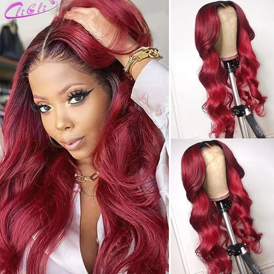 Lace Front Ombre Honey Blonde Human Hair Wigs