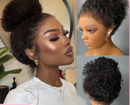JNETTE CHANEL glueless lace front deep wave human hair wig with drawstring for secure fit, natural deep wave texture.