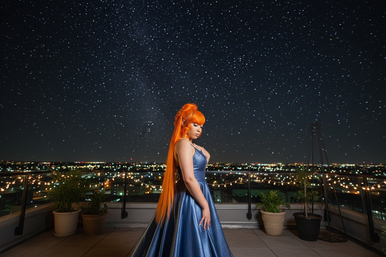 Lace Front HD Brazilian Human Hair Ginger Orange  Straight Wigs