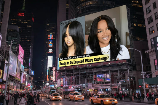 Glueless With Layered Bang Human Hair Wigs